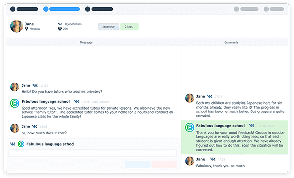 Get insights from social data