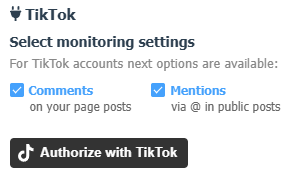 TikTok connection